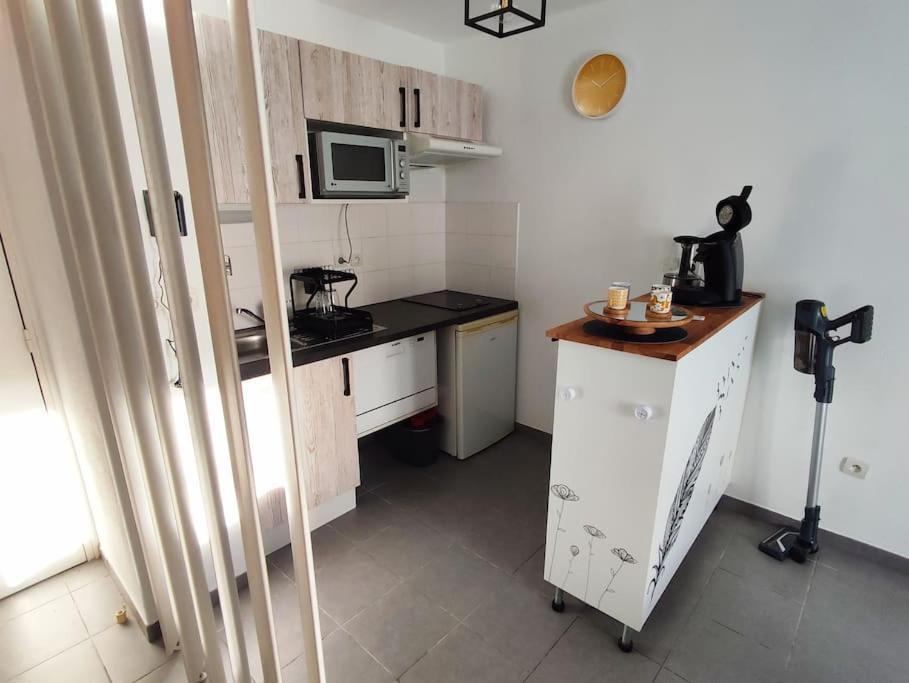 Appartamento T2 Avec Jardin Proche Aeroport, Airbus, Meet Daux Esterno foto
